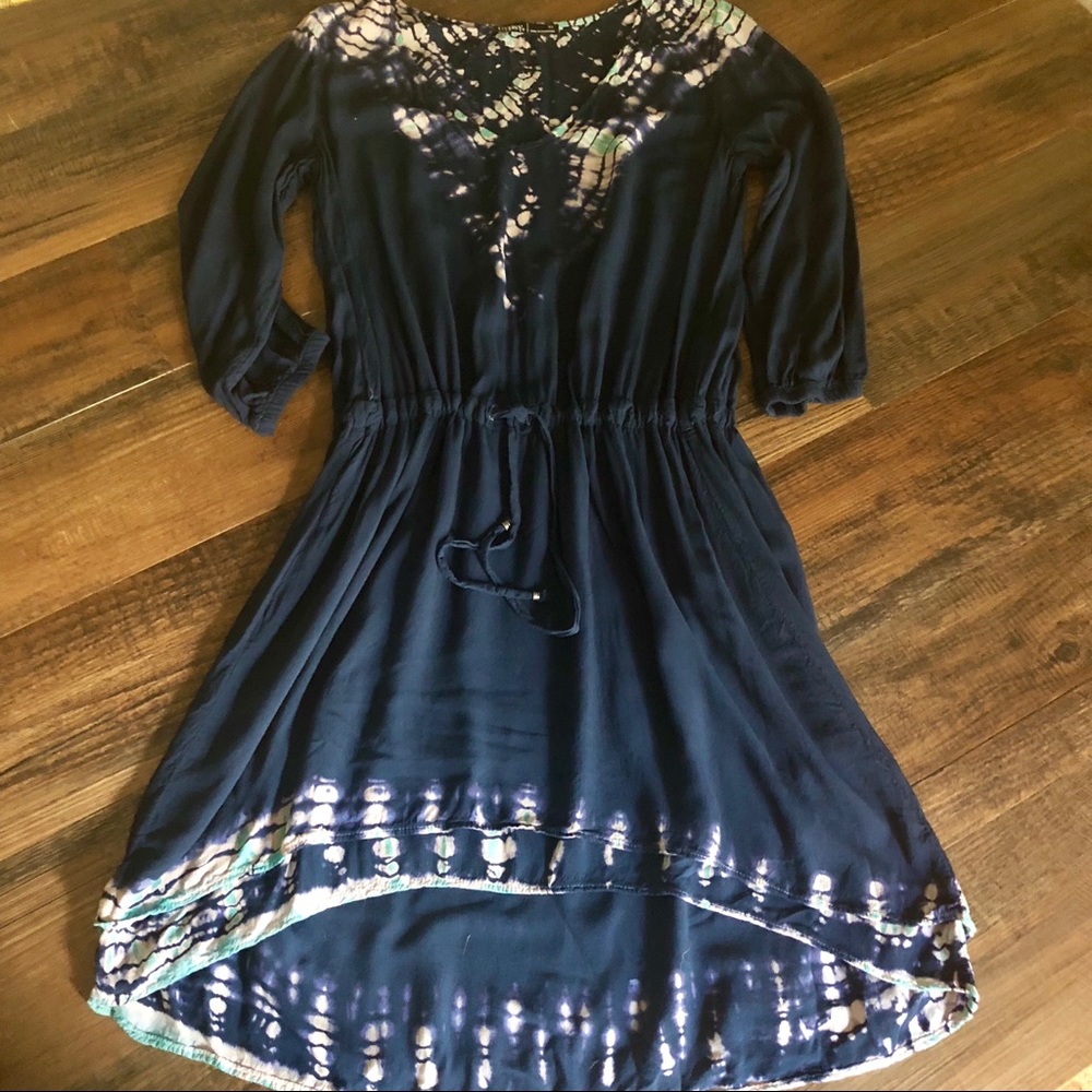 Gypsy 05 Hi Low V-Neck Tie Dye Dress Size XS